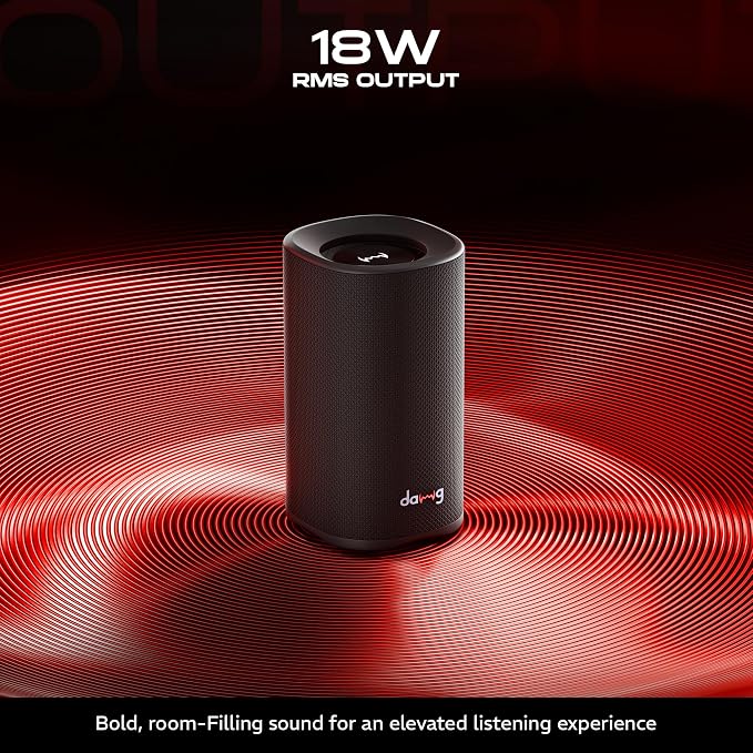 daWg Banger 50 Bluetooth 18W Portable Speaker, Upto 9Hrs Backup, IPX5